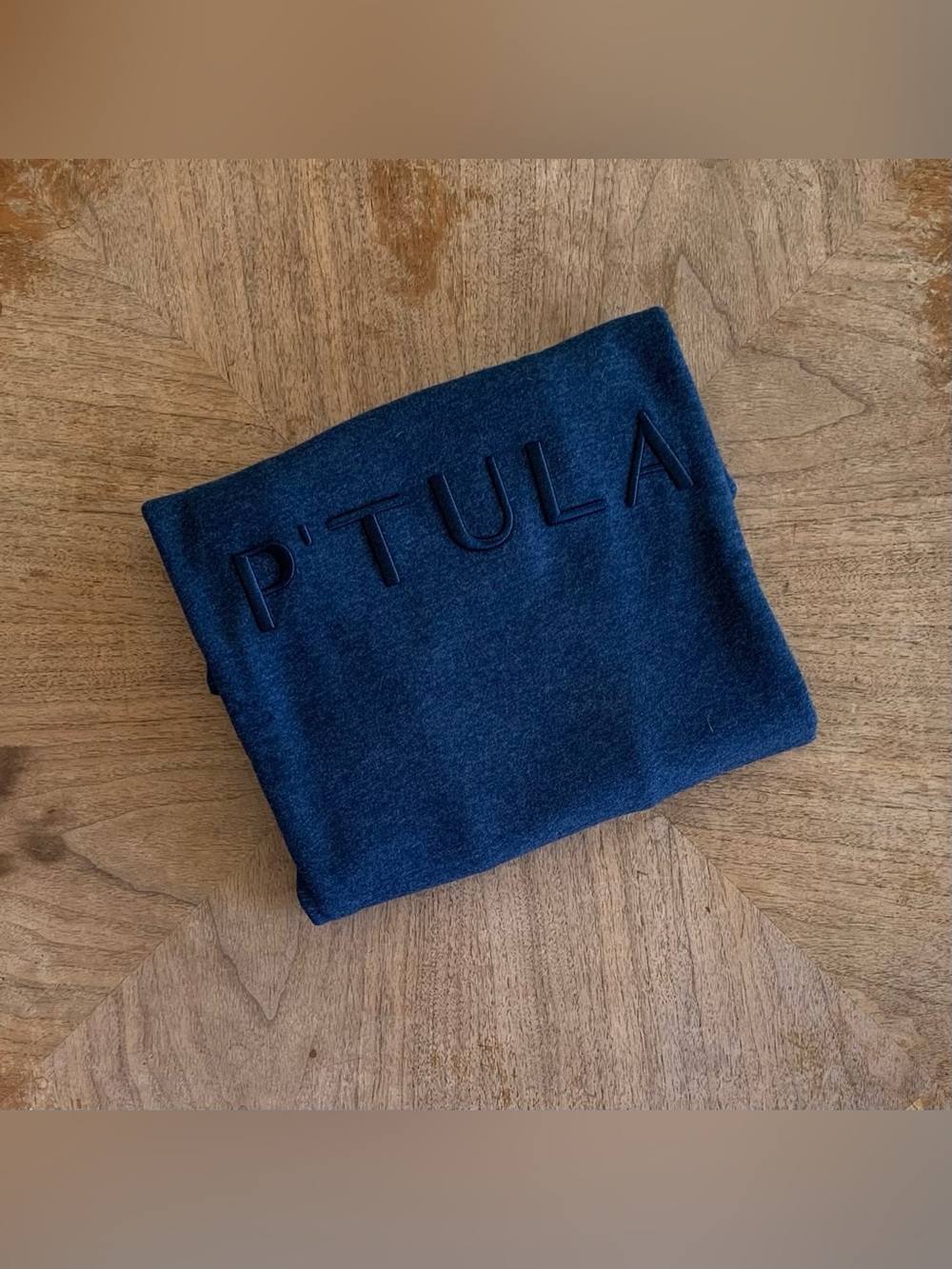 P’tula Navy Light Fleece Crew Sweatshirt